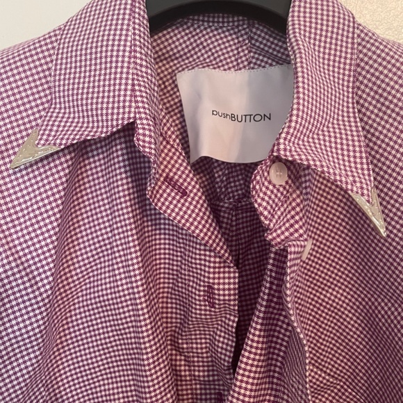 PushBUTTON jacquard shirt. - Picture 5 of 5